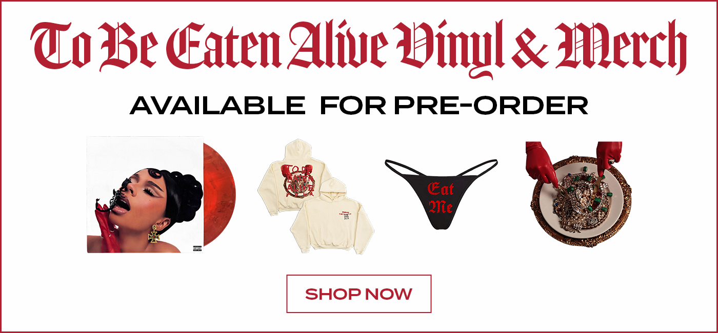 To Be Eaten Alive Vinyl & Merch